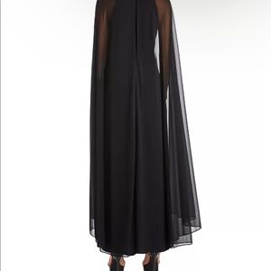 Embellished Cape Dress